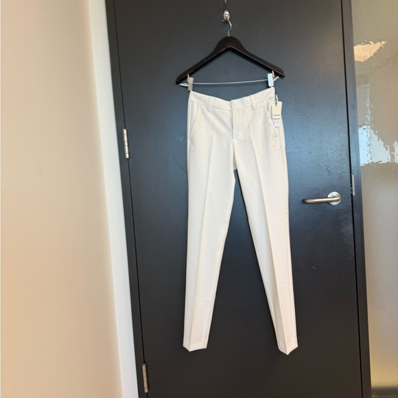 Zadig & Voltaire Sz 4 NWT “Judo” with embellishes pocket cigarette Pants - Picture 10 of 12